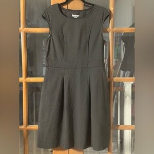 Betabrand Charcoal Sleeveless Mini Dress